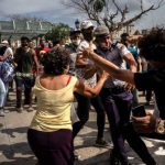 Protesta en La Habana,